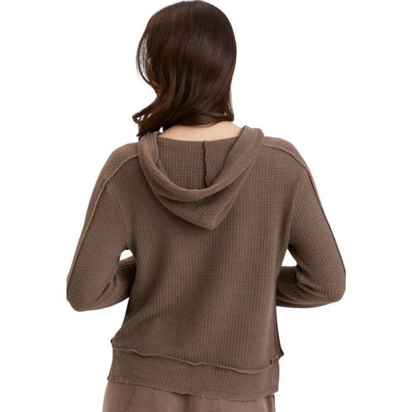NEW XCVI zuriel hoodie in brown - Picture 2 of 2
